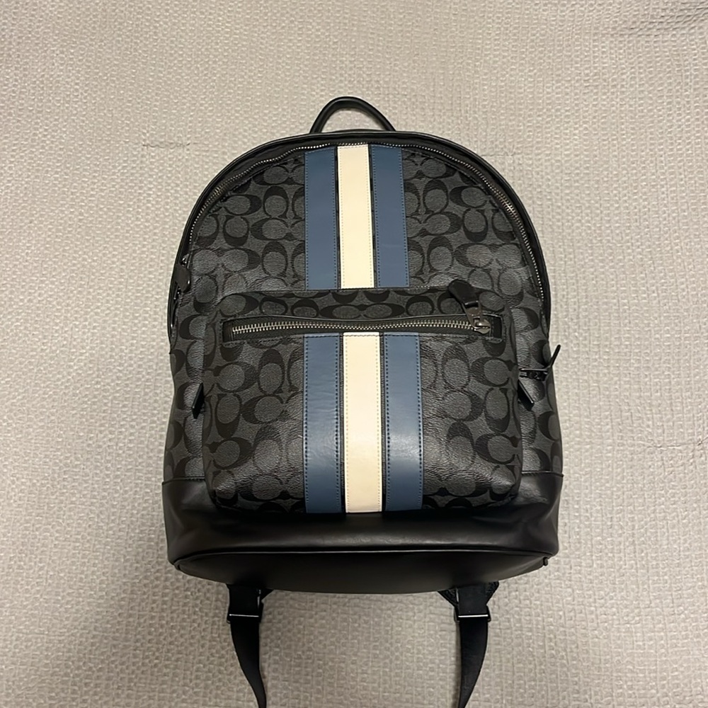 Coach Varsity West Leather Backpack